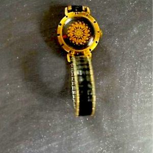 Vintage Ernest Borel by Synchron Kaleidoscope Mystery Cocktail Automatic Watch.